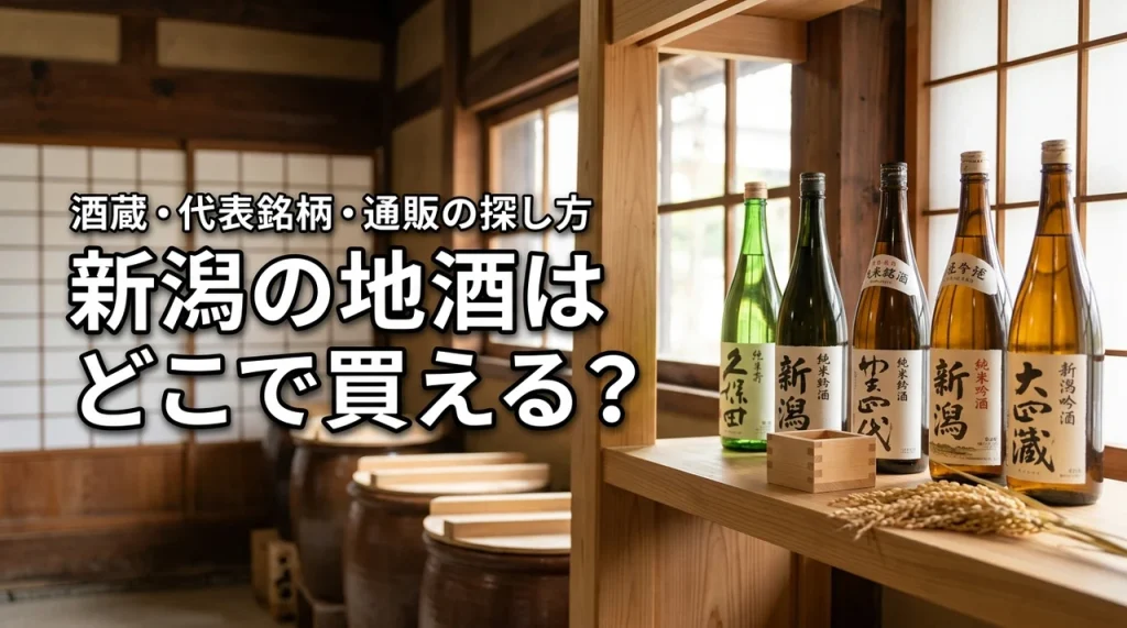 新潟の地酒はどこで買える？酒蔵・代表銘柄・通販・特約店の探し方