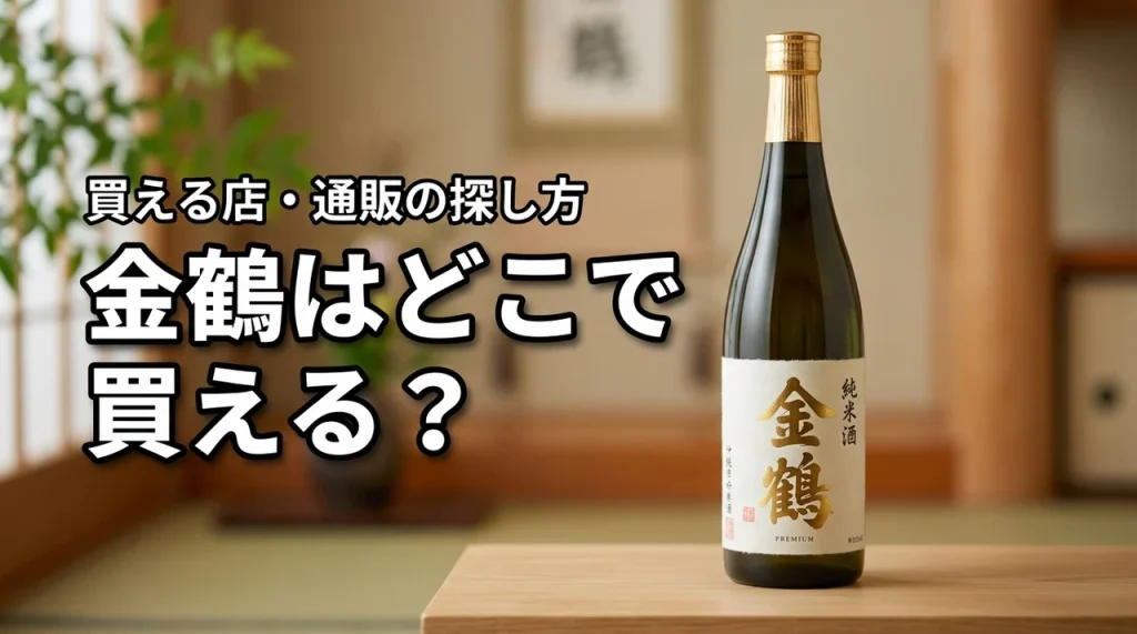 新潟の地酒・金鶴はどこで売っている？買える店・通販・購入前の確認ポイント